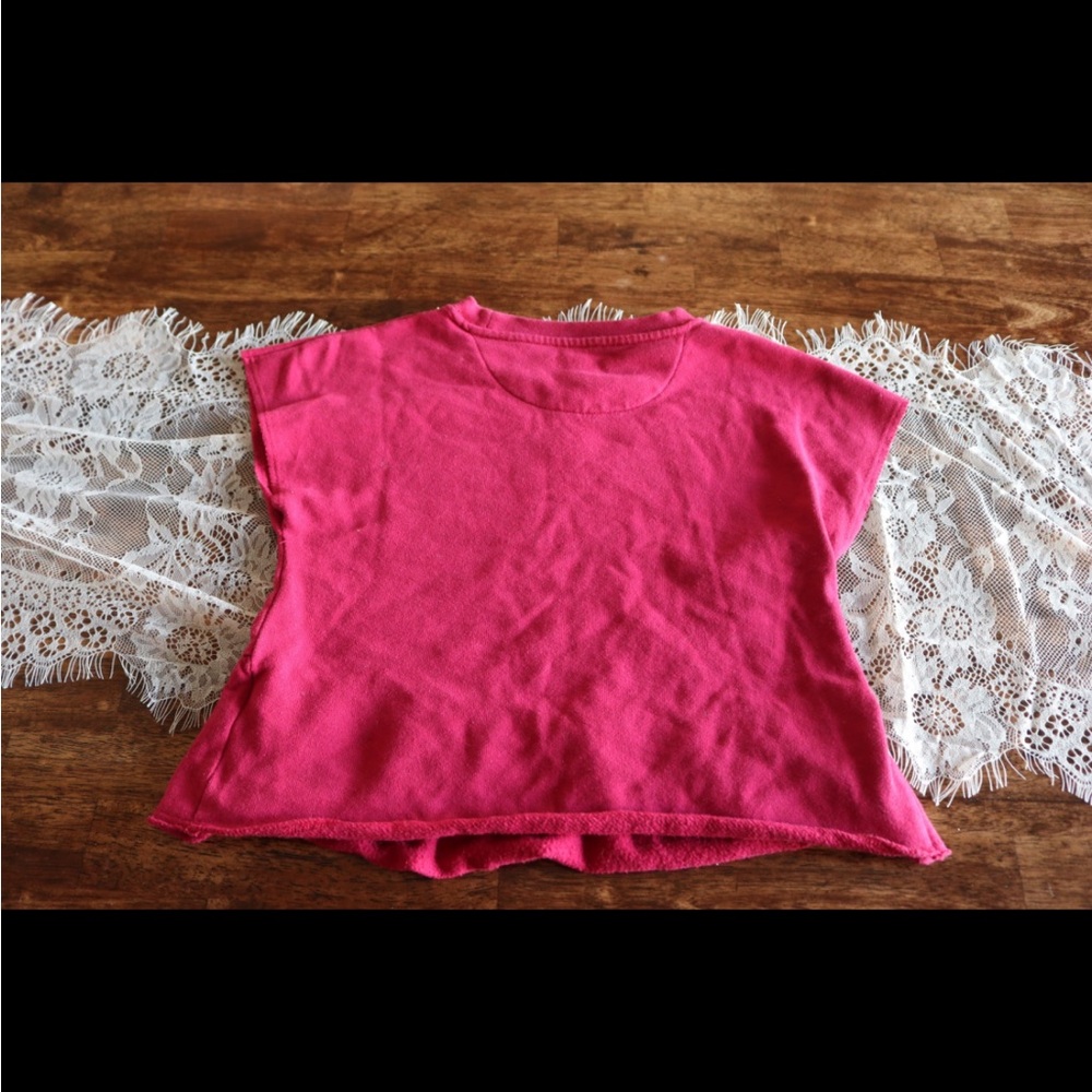 Pink Kids Ruffle Top - Picture 3 of 4
